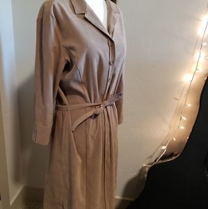 khaki overcoat